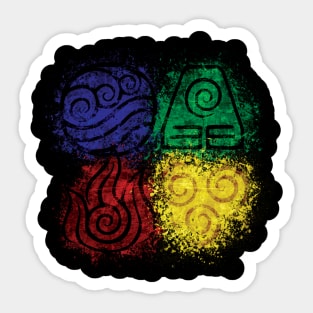 Four Elements Sticker